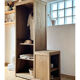 Asymmetrical Parisian wardrobe
