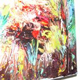 Huile sur toile signée EMC
