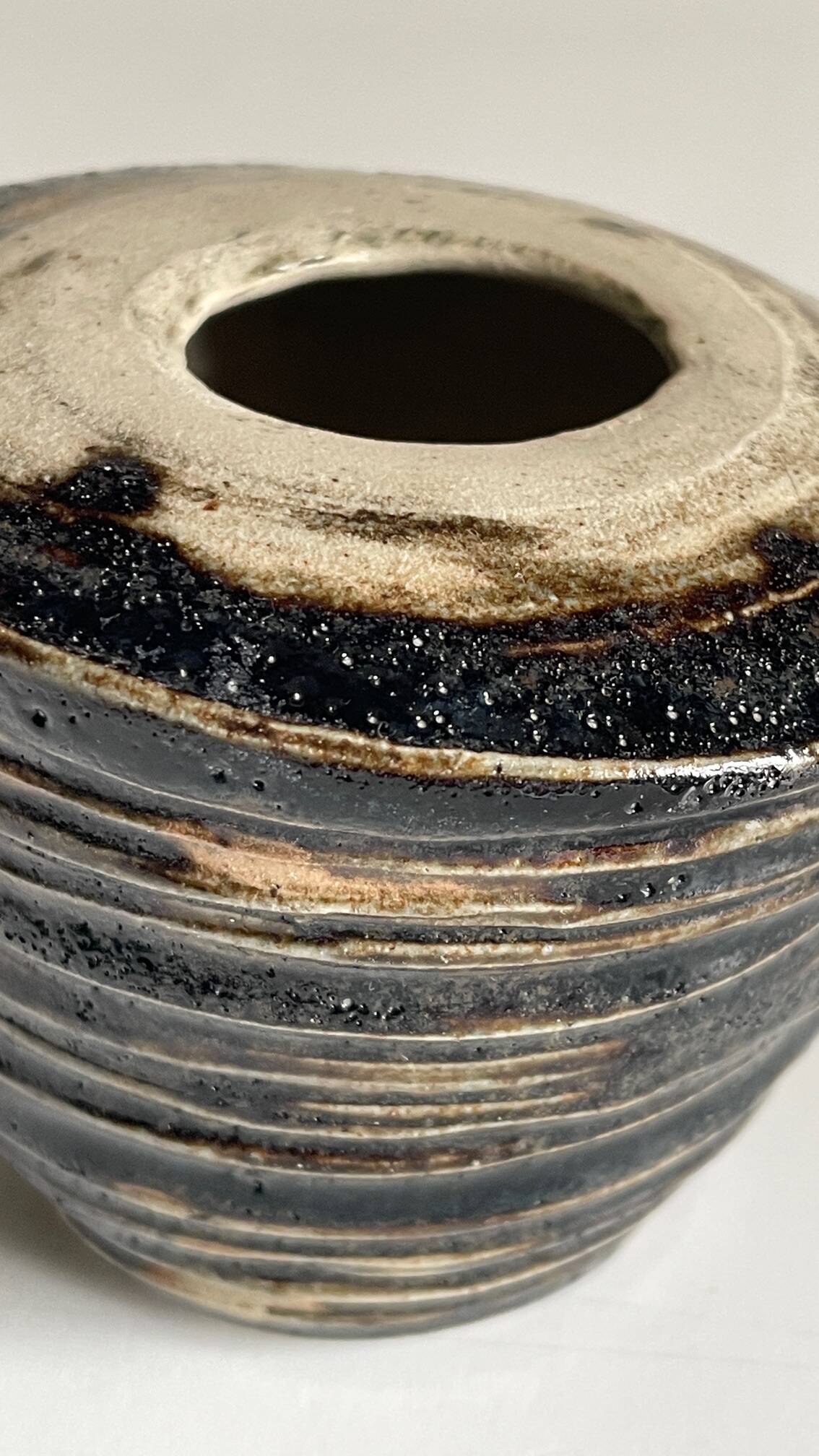 Vintage Brutalist Handmade Vase