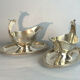 Pair of gooseneck sausages model Malmaison by Maison Christofle XXth