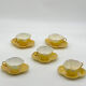 Series of 5 cups and under cups Sarreguemines
