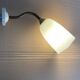 Antique Art Deco swan neck wall light