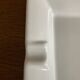 Vide poche cendrier en porcelaine blanc