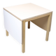 Table with drop leaves - Model 517 - White laminate top - Oak - Haslev Møbelsnedkeri