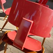 6 Hillestak chairs by Robin Day for Hille - 1950