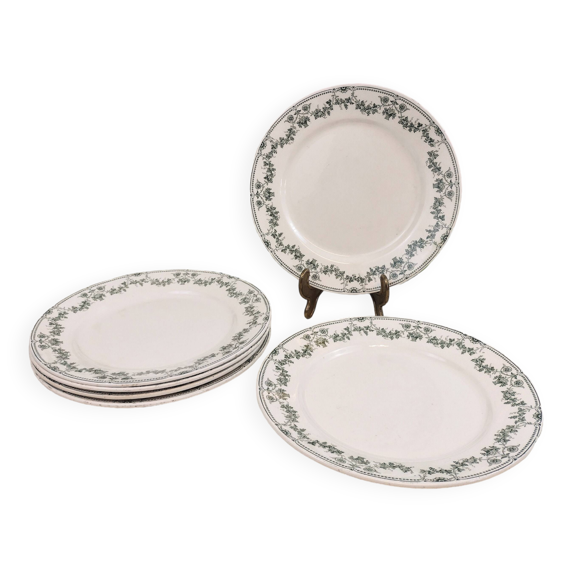 6 Badonviller Champagne flat plates