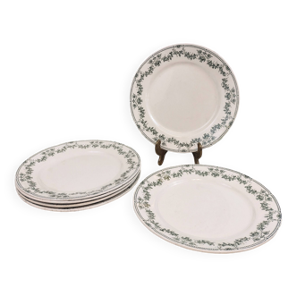 6 Badonviller Champagne flat plates