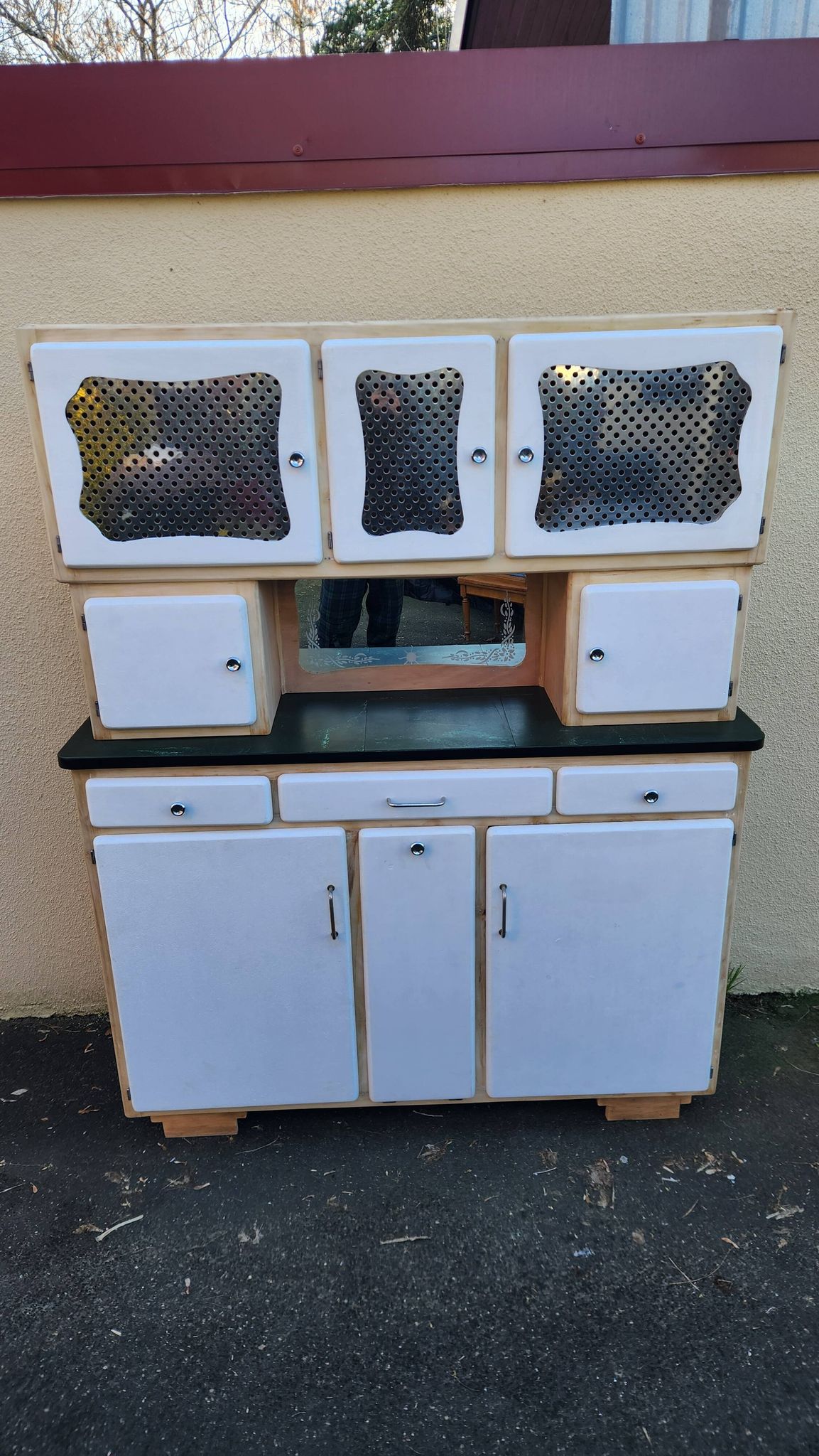 beau Buffet Mado Rénové Vintage des années 1940/50
