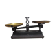 Old cast iron scale and brass trays force 5 kilos