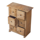 Commode rustique d'art populaire, France années 1900