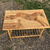 Rattan coffee table