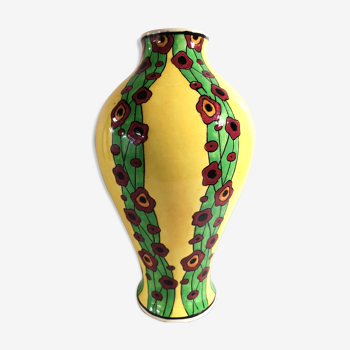 Art deco vase C. Catteau