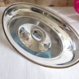 Saucière in silver metal, Fleuron Christofle