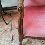 Duo of voltaire armchairs