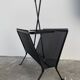 Black metal magazine rack Mathieu Mategot 1950