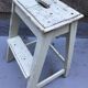 Escabeau marche pied bois vintage