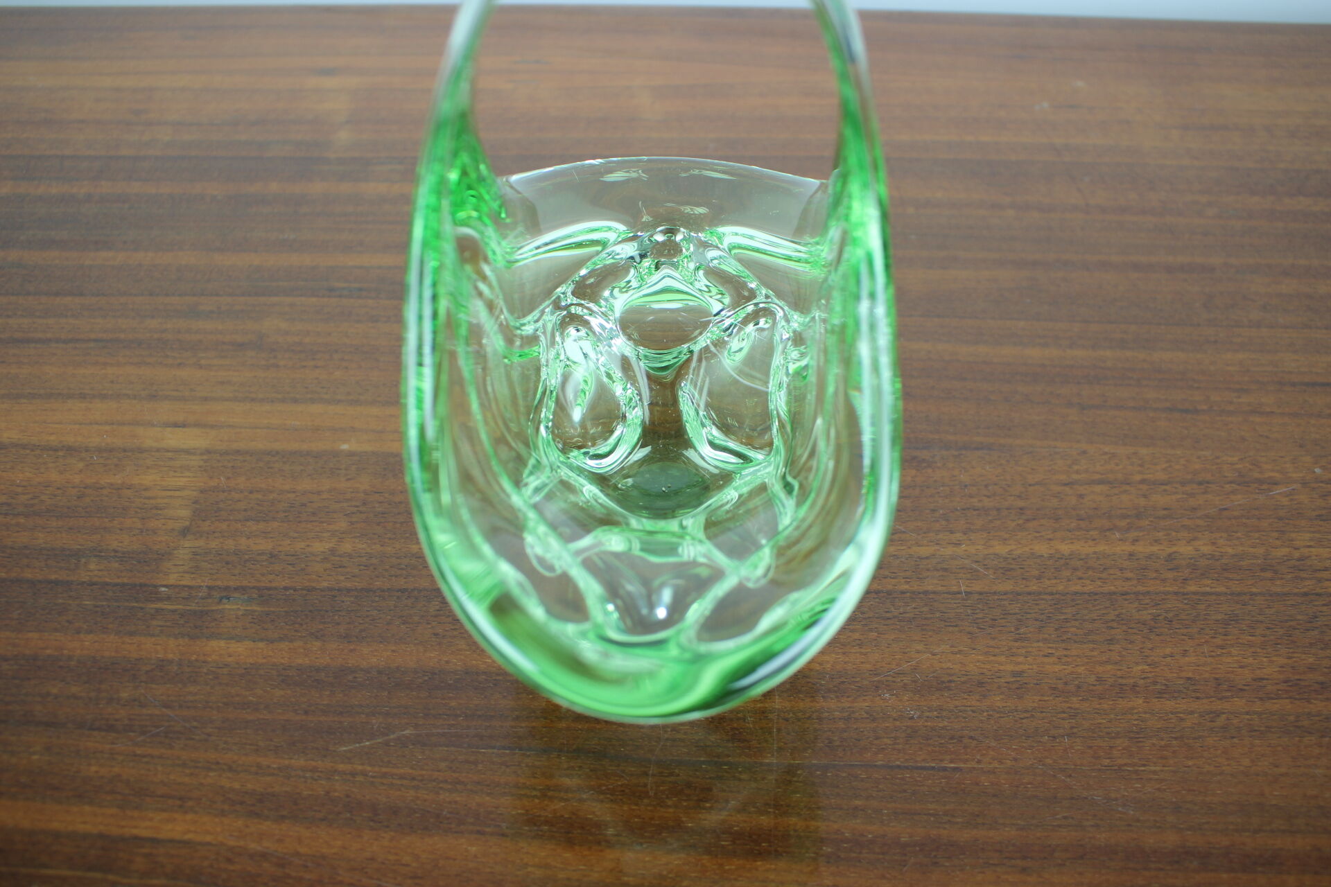 Mid-century glass bowl designed by josef hospodka, 1960's