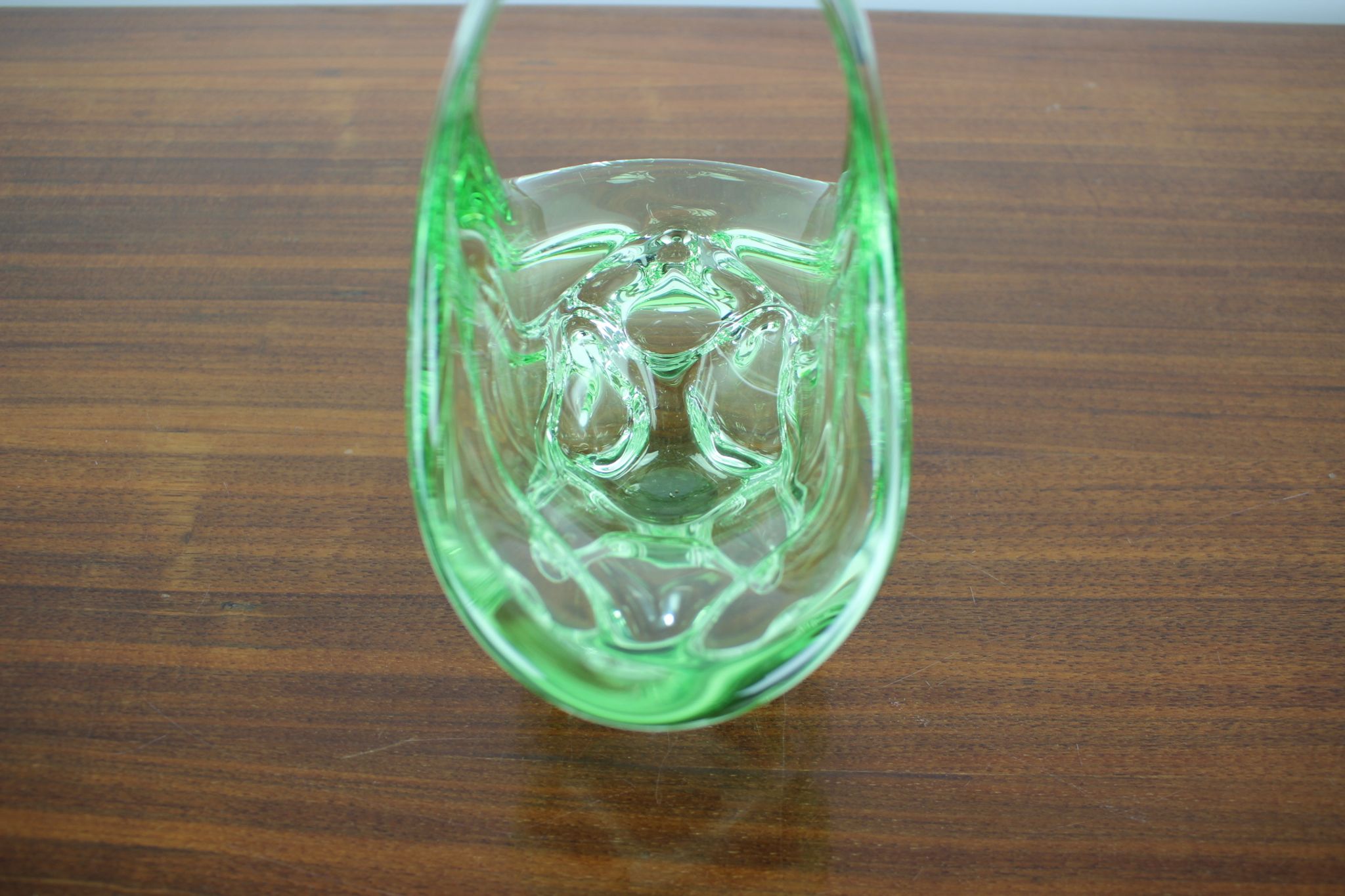 Mid-century glass bowl designed by josef hospodka, 1960's