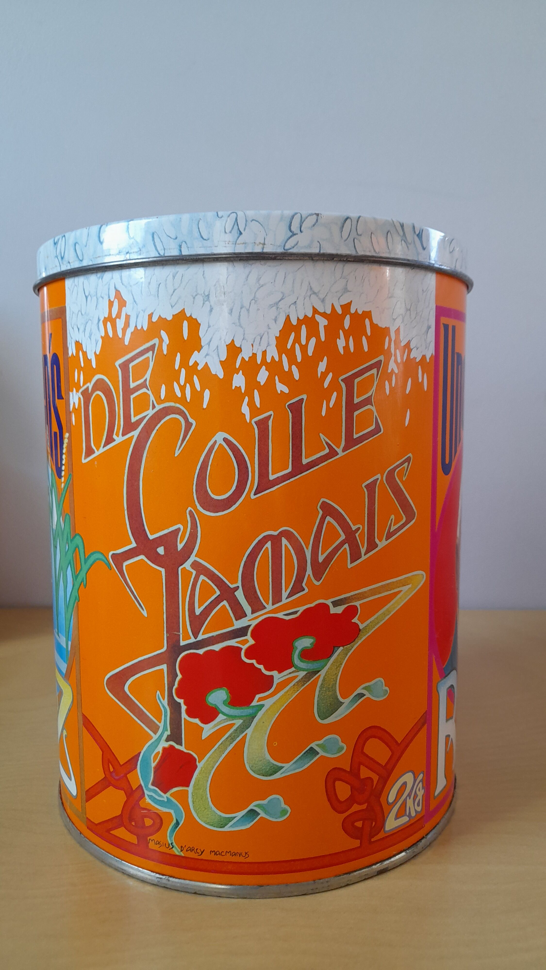 Advertising metal box