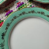 Set of 9 Manufrance flat plates