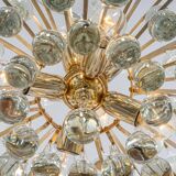 Murano glass drop-shaped chandelier, Christoph Palme, Germany, 1970s