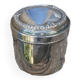 Old silver metal box hallmark AT