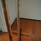 Metal coffee table, glass tray, 60s