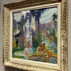 Pastel painting on wove paper Art Deco period around 1930