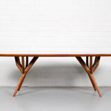 Mid century style mahogany coffee table