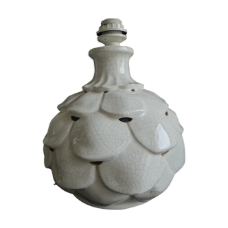 Lamp foot shaped artichoke crease 1970