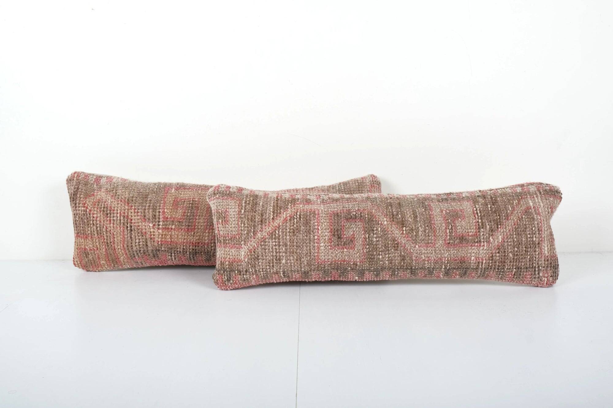Set of 2 vintage Turkish cushion covers 20x61 cm