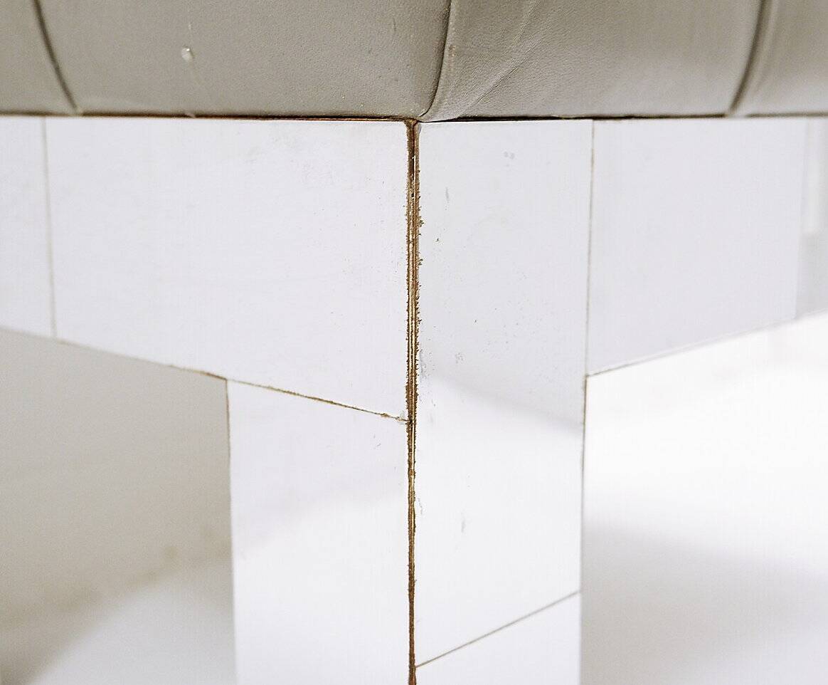 Tabouret ou ottoman de vanité de la série Cityscape par Paul Evans - 1970