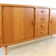 Silkeborg deens teak vintage sideboard 'Bandenitz' | 200 cm