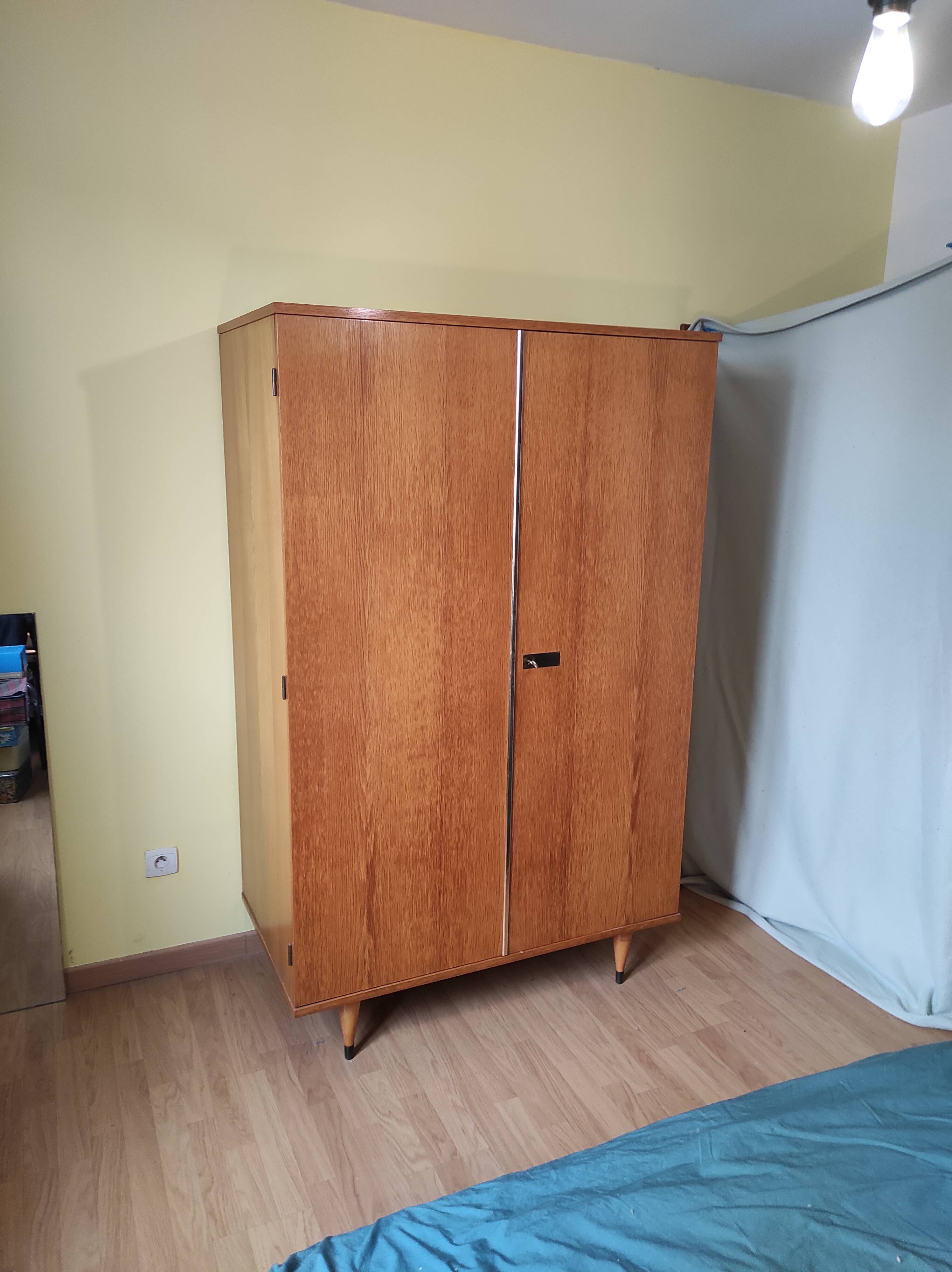 Scandinavian two-door wardrobe