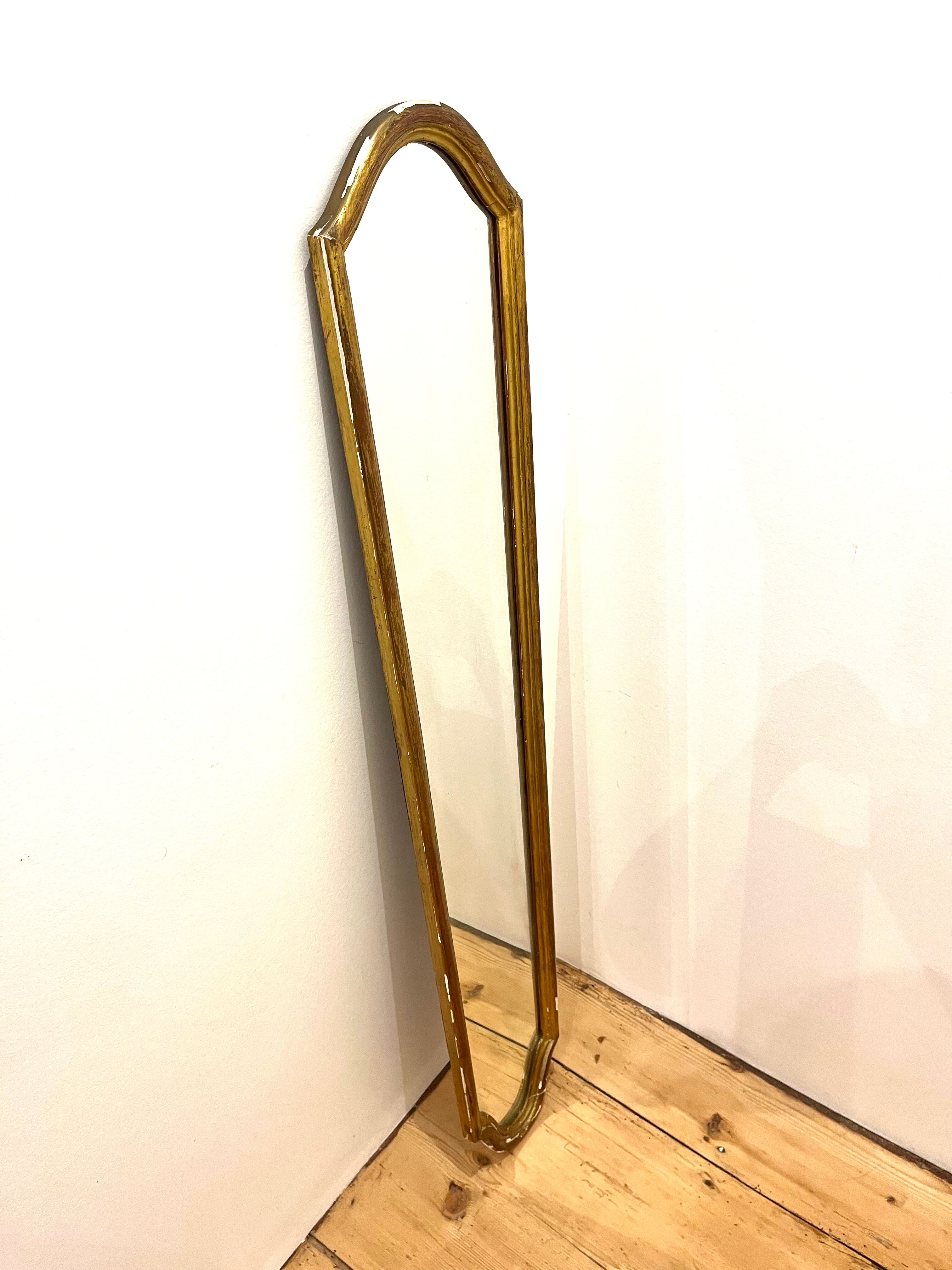 Mirror golden frame