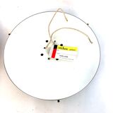 Stilux Milano, Mid-Century gild and glass ceiling lamps or sconces. Set of two