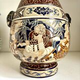 Vase polychrome en grès de Biên Hoa - Vietnam