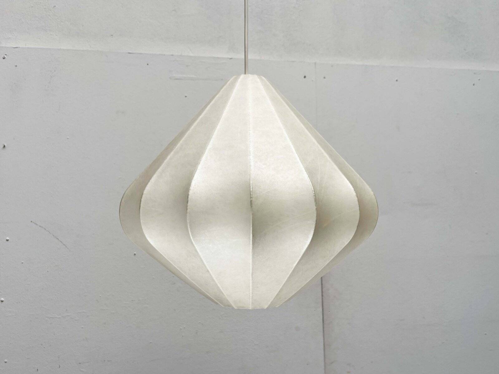 Mid-Century Modern Suspension Cocoon by Friedel Wauer for Goldkant Leuchten, Germany, 1960s