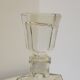 Art Deco geometric glass whisky decanter 550 ml