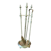 Bronze fireplace set