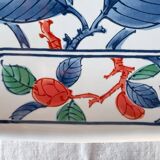 Japanese tray in enamelled sheet metal with Imari decoration 1960