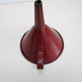Old funnels, enamelled, set of 2