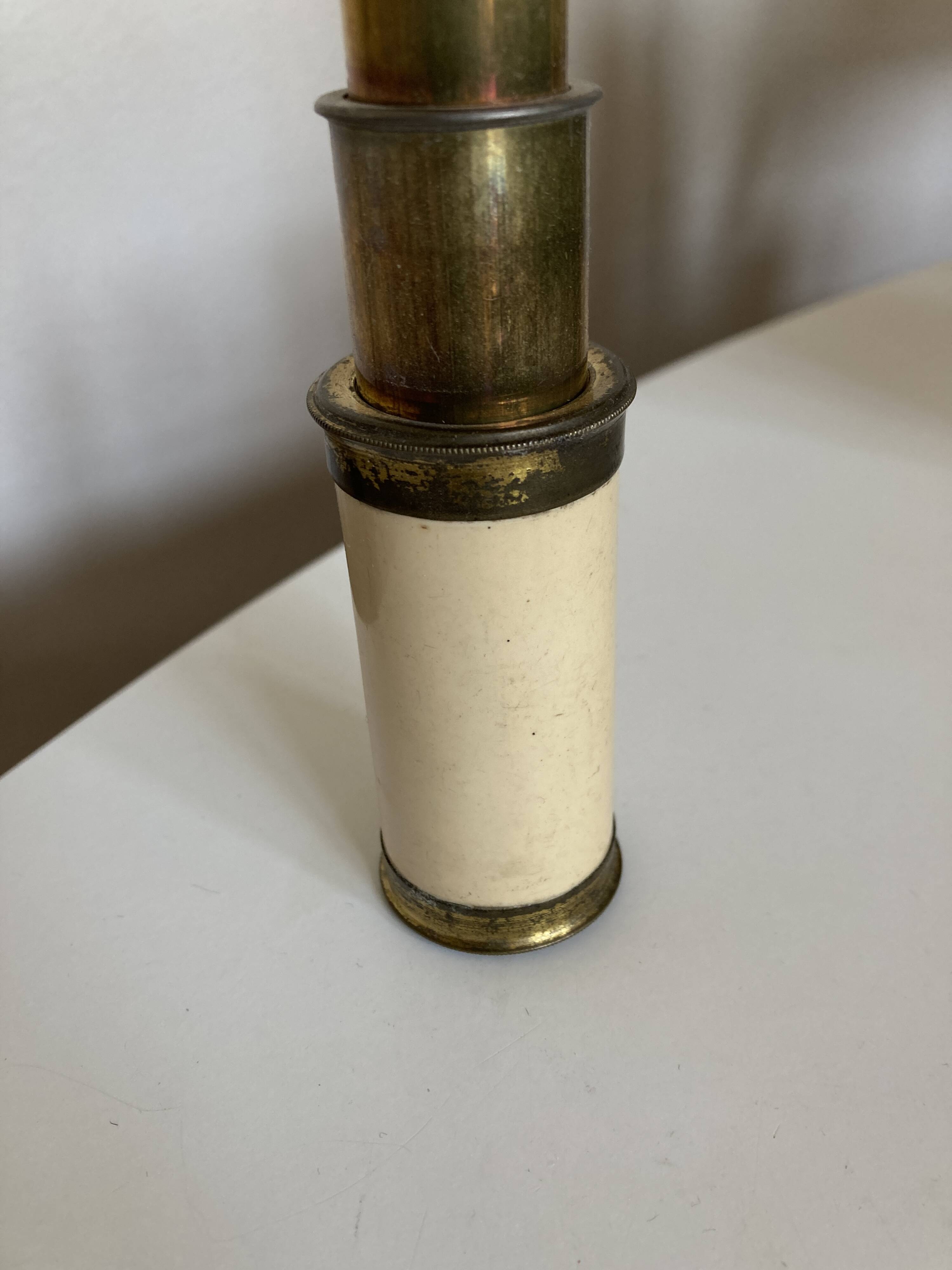 Long brass opera sight circa 1900