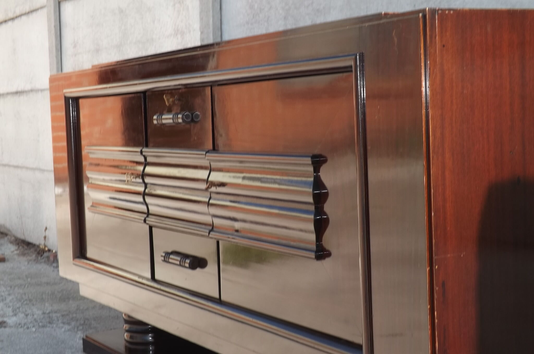 Mahogany buffet by Gaston Poisson, 1925-1930