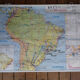 School map poster vintage Brazil Edition MDI