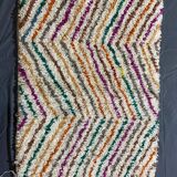 Handmade wool Berber rug 3 x 2 m
