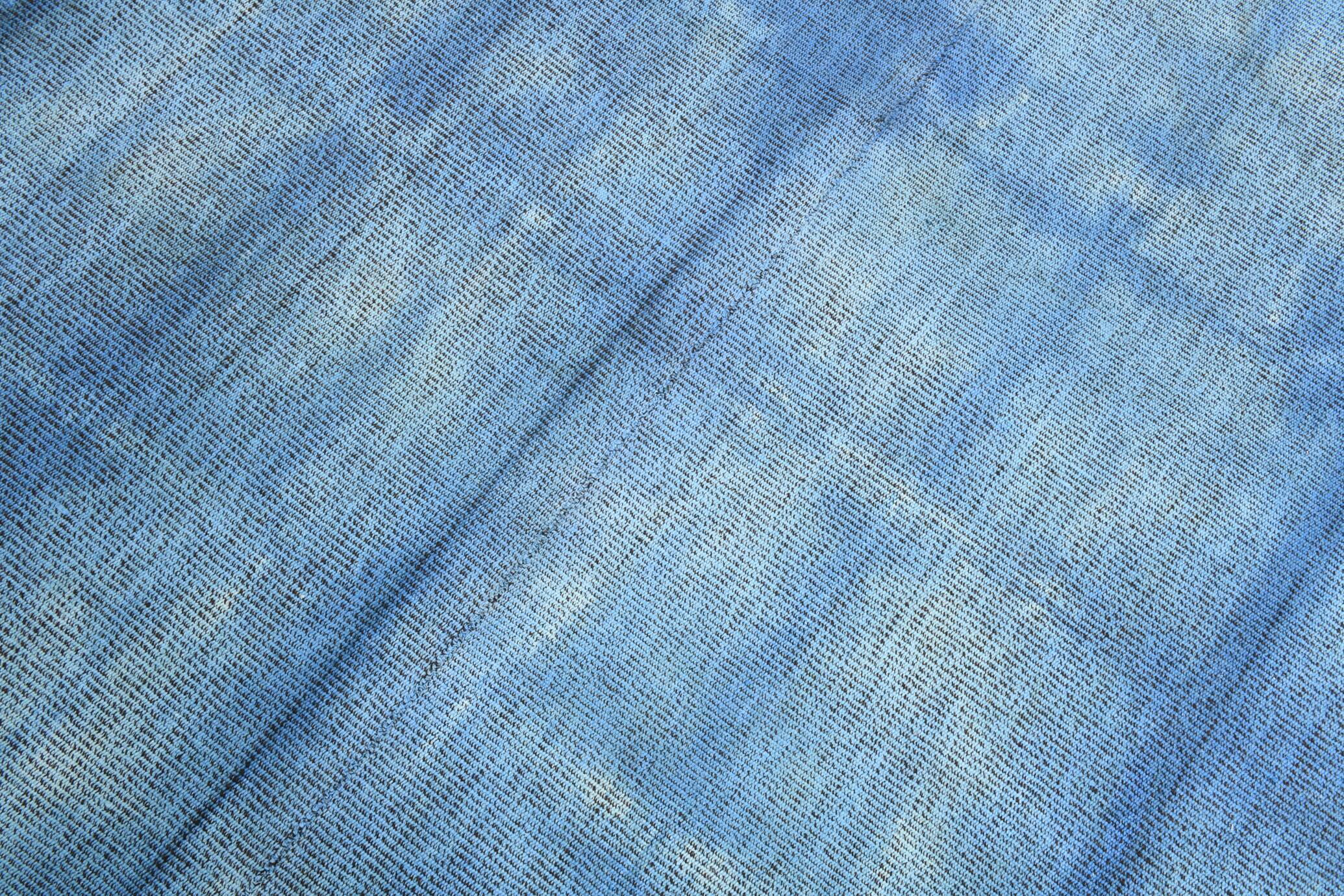 Blue vintage rug 209x294cm