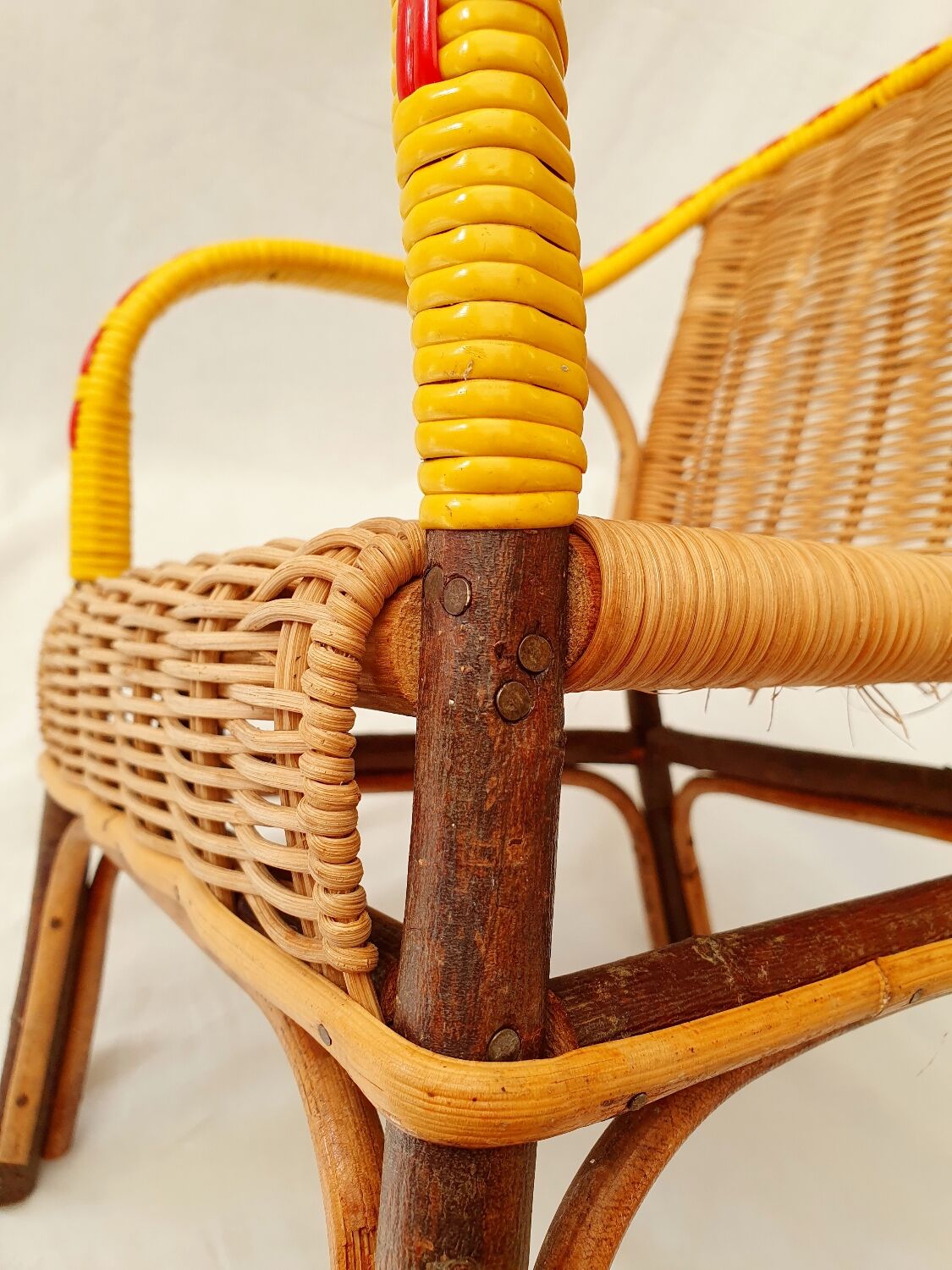 Wicker children's chair
