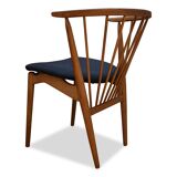 Chaises de salle à manger vintage danoises Helge Sibast nr.6 en chêne