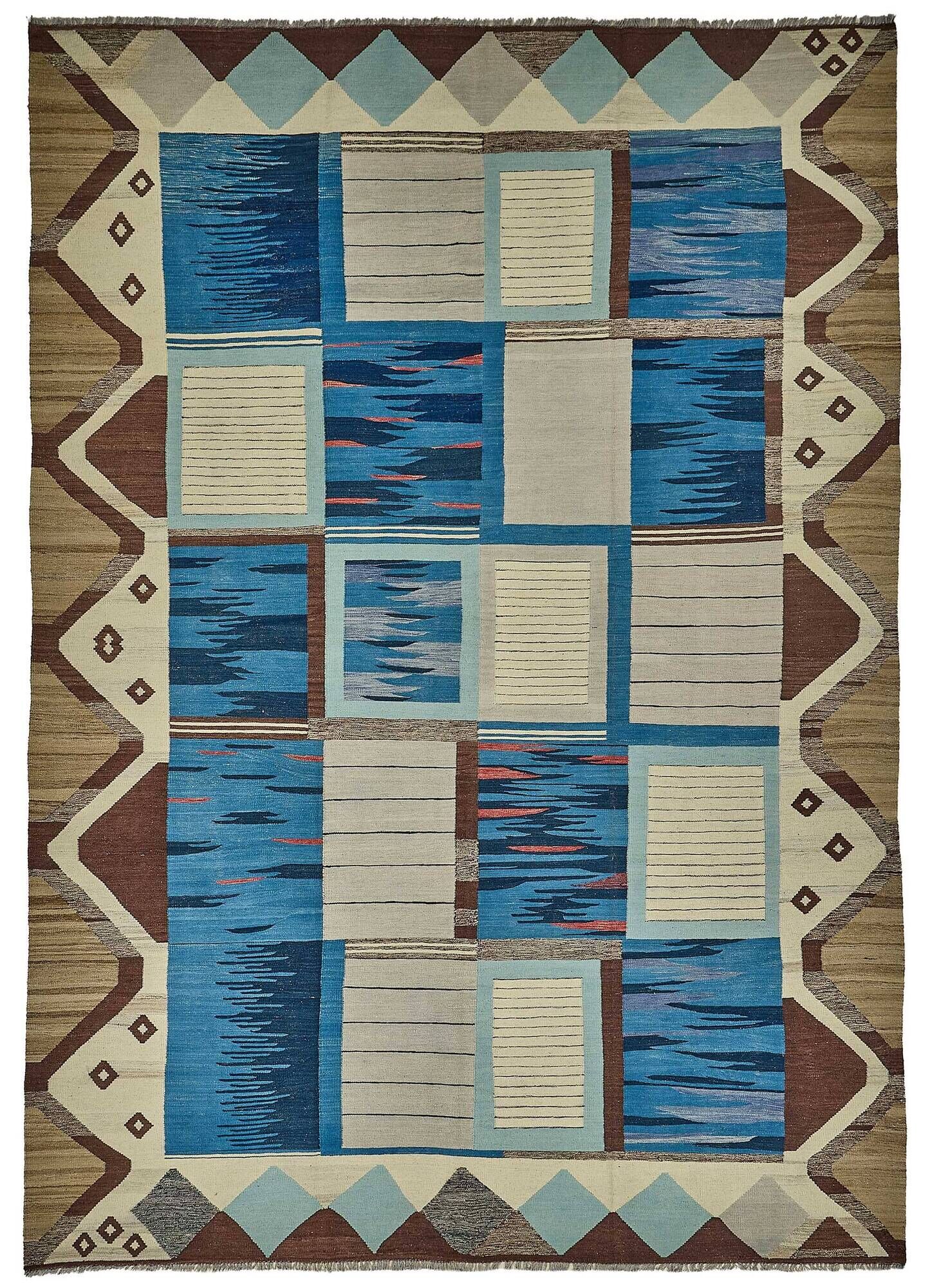 Contemporary Tribal Decorative Kilim 310 cm x 434 cm